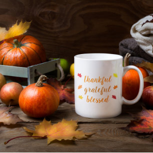 Thanksgiving zonder dank voor de grateful Blessed Koffiemok
