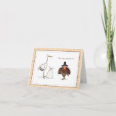 Thanksgiving Zwangerschap Aankondiging (Voorkant)