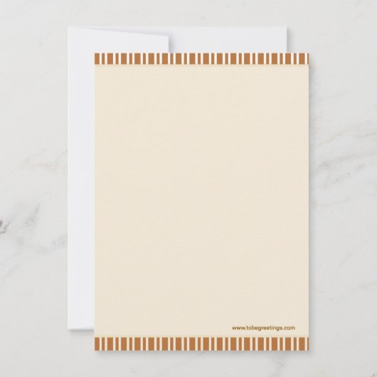 Thanksgiving Zwangerschap Ultrasound Aankondiging (Achterkant)