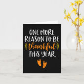 Thanksgiving Zwangerschapsaankondiging  Herfst Bab Kaart (Gele Bloem)