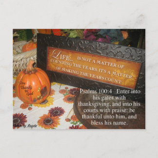 Thanksgivinng briefkaart