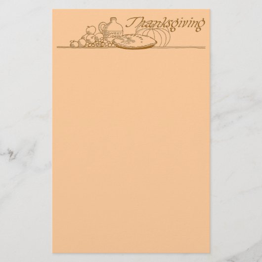 Thanksgivng Briefpapier (Voorkant)