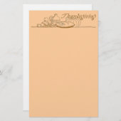 Thanksgivng Briefpapier (Voorkant / Achterkant)