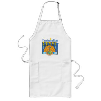 Thanksgivukkah apron lang schort
