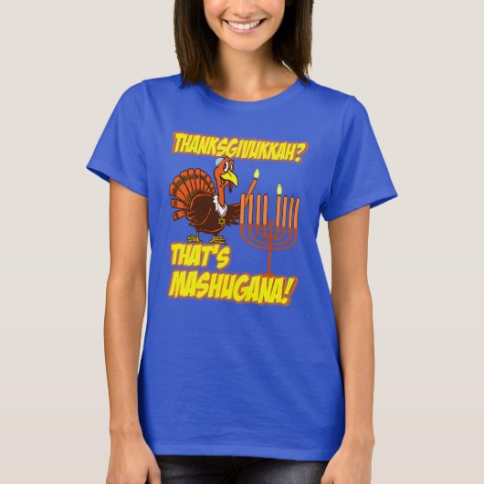 Thanksgivukkah Mashugana T-shirt (Voorkant)