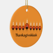 Thanksgivukkah Turkey Menorah Ornament (Rechts)