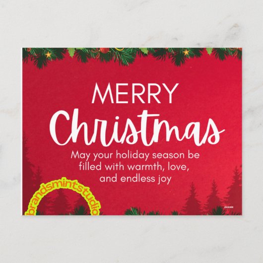 Thanku card feestdagenkaart (Achterkant)