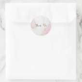 ThankYou Sticker - Pink Marble (Sac)