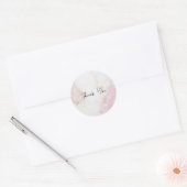 ThankYou Sticker - Pink Marble (Enveloppe)