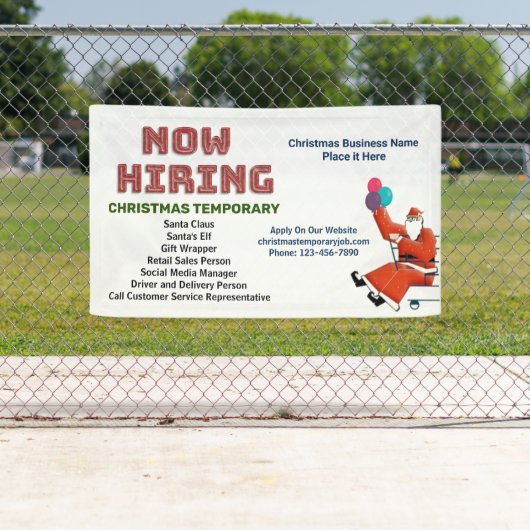 Thans de BedrijfsKerstmis van de Hulp Aangepaste F Spandoek (Insitu)