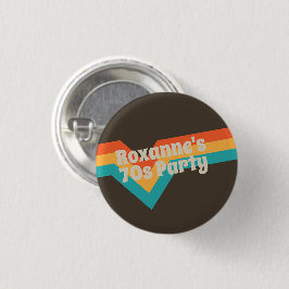 That 70s Party Frisbee Ronde Button 3,2 Cm