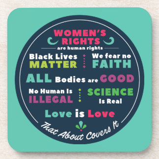 "That About Covers It" Progressive Coaster Set Bier Onderzetter