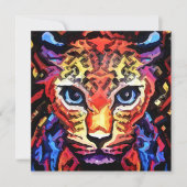 That Colorful Leopard Look Flat Card (Voorkant)