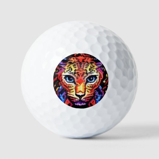That Colorful Leopard Look Golfballen (Voorkant)