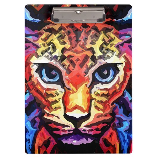 That Colorful Leopard Look  Klembord (Voorkant)