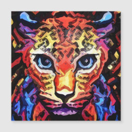 That Colorful Leopard Look Magnetic Card