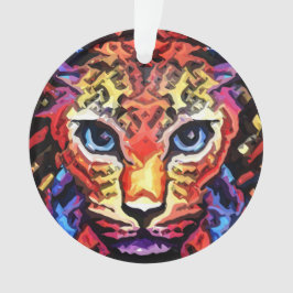 That Colorful Leopard Look Ornament