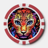 That Colorful Leopard Look  Poker Chips (Voorkant)