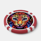 That Colorful Leopard Look  Poker Chips (Enkel)