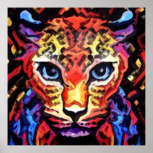 That Colorful Leopard Look  Poster (Voorkant)