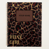 That Girl Leopard Print Planner (Devant)