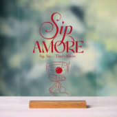 That’s Amore Red hand drawn Bridal Shower (Neutre)