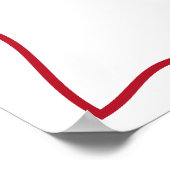 That’s Amore Red hand drawn Bridal Shower poster (Coin)