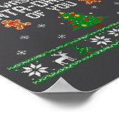 That Wasn't Very Data Driven Of You Ugly Christmas Poster (Hoek)