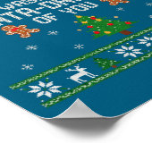 That Wasn't Very Data Driven Of You Ugly Christmas Poster (Hoek)