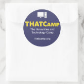 THATCamp sticker met afbeelding (Tas)
