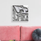 Thatch Cottage #20 Canvas Afdruk (Insitu (Woonkamer))