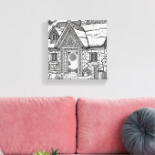 Thatch Cottage #30 Canvas Afdruk (Insitu (Woonkamer))