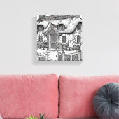 Thatch Cottage #31 Canvas Afdruk (Insitu (Woonkamer))