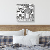 Thatch Cottage #38 Canvas Afdruk (Insitu (Slaapkamer))