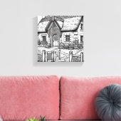 Thatch Cottage #50 Canvas Afdruk (Insitu (Woonkamer))