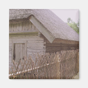 Thatch Roof House, Rumsiskes Museum, LITOUWEN - Magneet