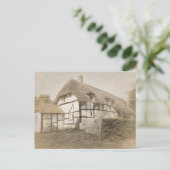 Thatched Cottage, Micheldever Briefkaart (Staand voorkant)