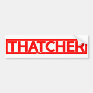 Thatcher Stamp Bumpersticker