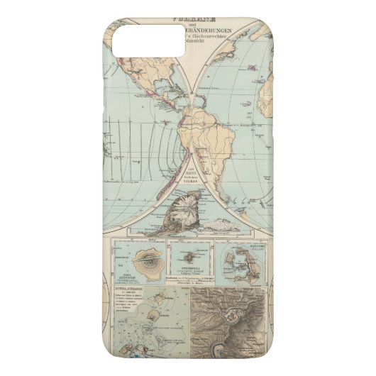 Thatigkeit des Erdinnern Atlas Map Case-Mate iPhone Case (Achterkant)