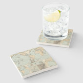 Thatigkeit des Erdinnern Atlas Map Stenen Onderzetter (Zijkant)