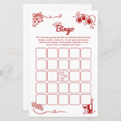 That's Amore Bridal Bingo Italian Wedding Activity (Voorkant / Achterkant)