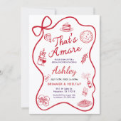 That's Amore Bridal Shower Invitation (Devant)