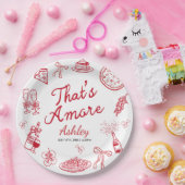 That's Amore Bridal Shower  Papieren Bordje (Feest)
