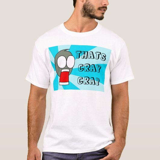 THATS CRAY CRAY-blauw T-shirt (Voorkant)