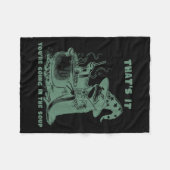 That's It, You're Going In The Soup, Funny Wizard  Fleece Deken (Voorkant (Horizontaal))