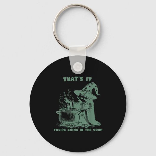 That's It, You're Going In The Soup, Funny Wizard Sleutelhanger (Voorkant)