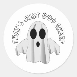 That's just BOO sheet Mug Ronde Sticker