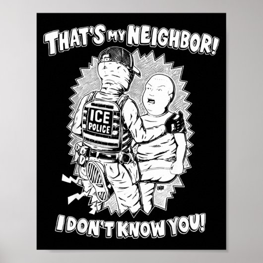 That's My Neighbor I Don't Know You  Poster (Voorkant)