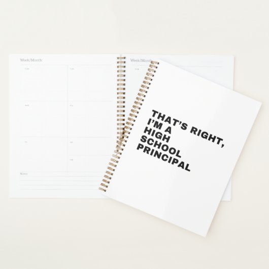THAT'S RIGHT I AM A HIGH SCHOOL PRINCIPAL (Devant avec enveloppe)