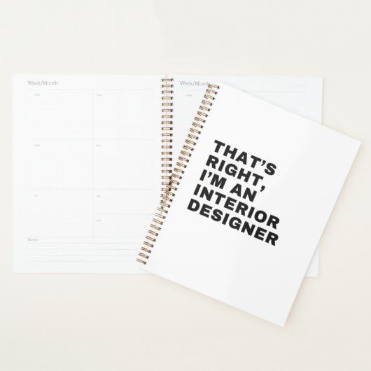 THAT'S RIGHT I AM AN INTERIOR DESIGNER (Devant avec enveloppe)